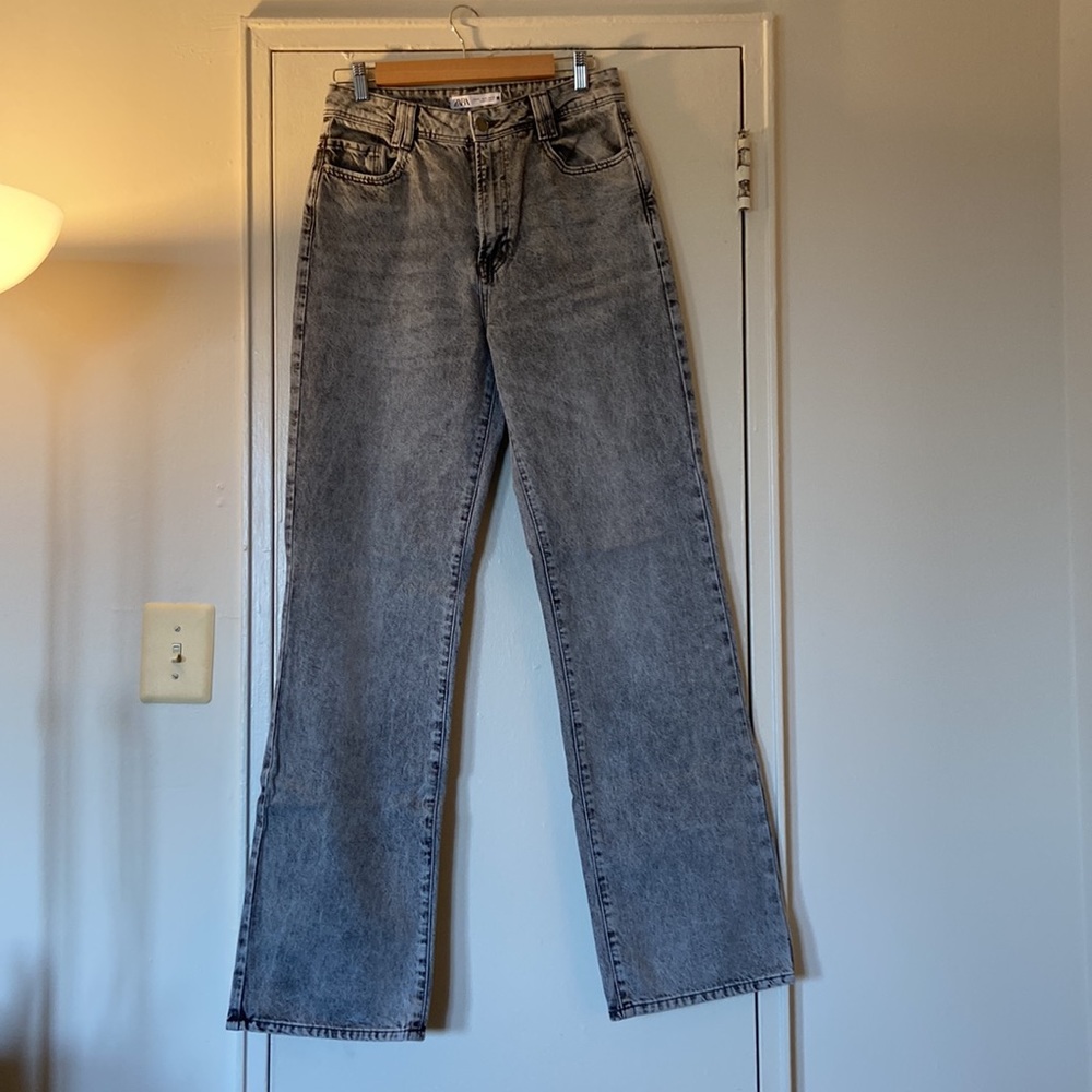 Zara high waist wide leg z1975 jeans